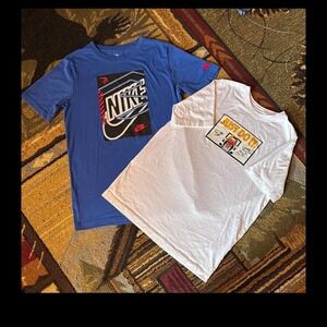 Nike‎ Boys Blue and White Short Sleeve Tees 2